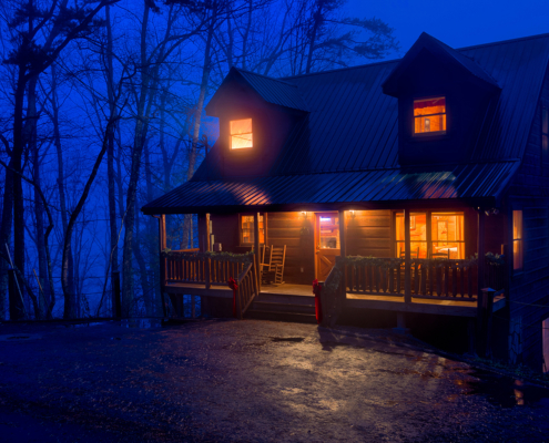 Cabin for rent in Gatlinburg, Tennessee.